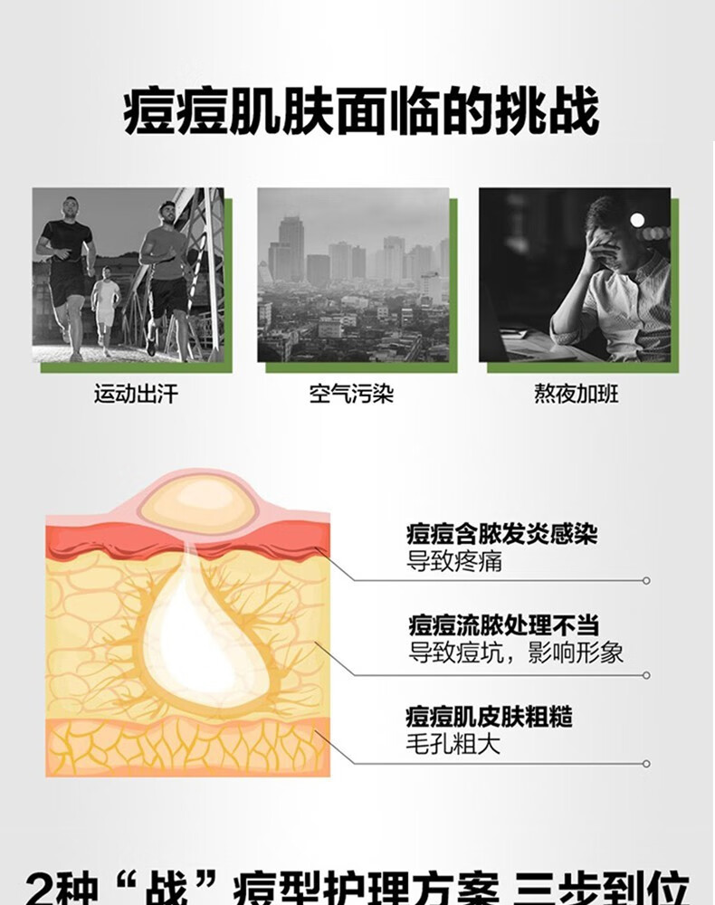 曼秀雷敦（Mentholatum）男士护肤品套装清爽控油补水保湿提拉紧致生日礼物送男友 升级保湿（洁面+冰露+精华）