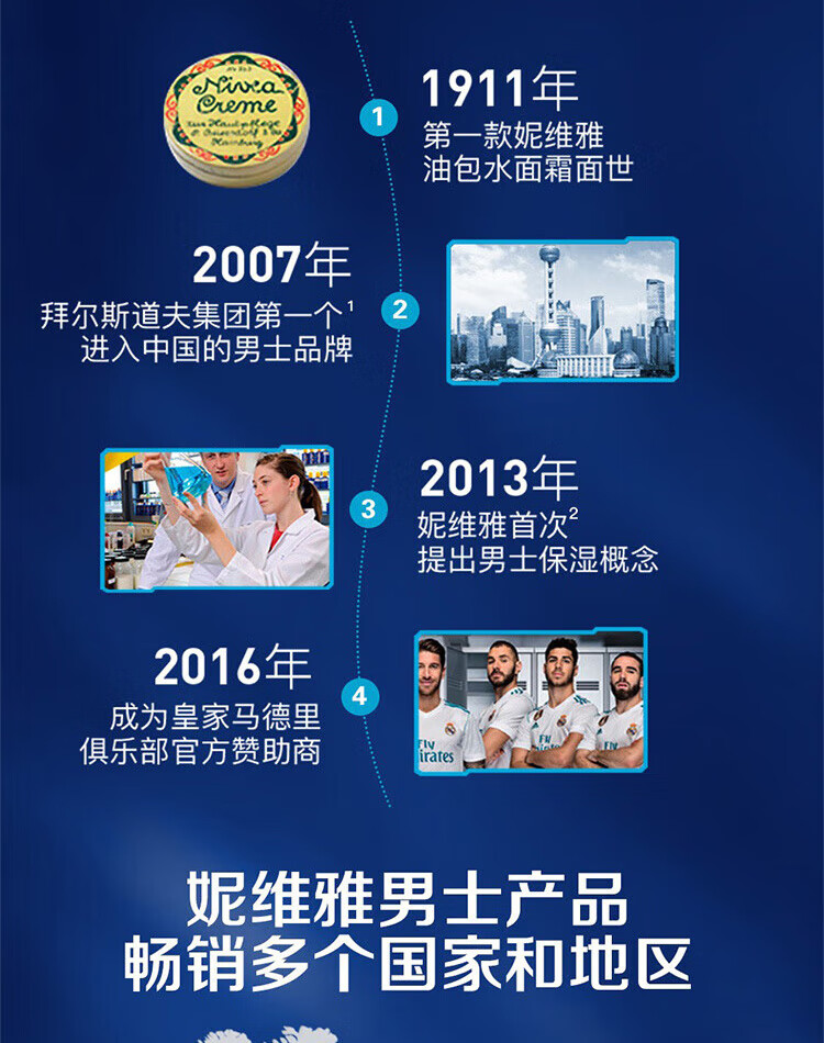 妮维雅（NIVEA）男士防晒套装 焕泽耀肤洗面奶护肤化妆品 提亮肤色乳液面霜精华露 焕泽套装