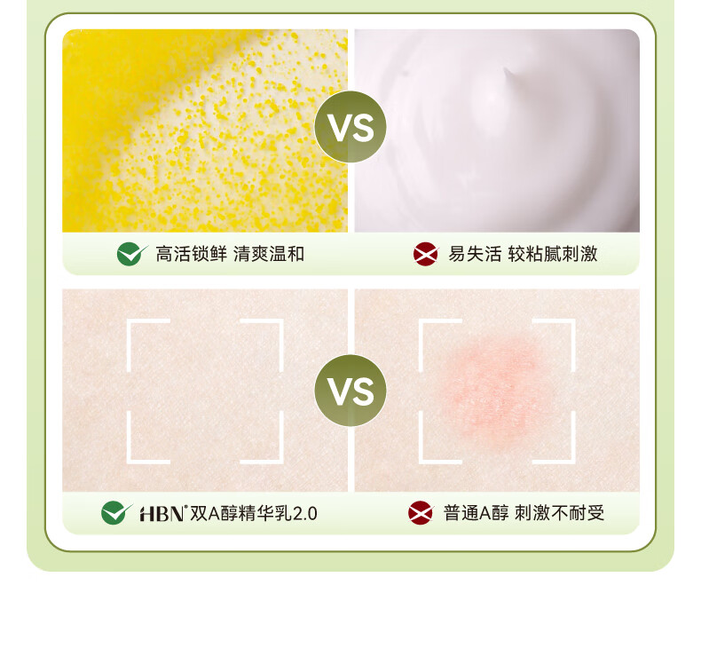 HBN【重磅升级】视黄醇塑颜精华乳醇精华淡化细纹抗皱补水保湿旅行装 【重磅升级】视黄醇精华乳 10ml