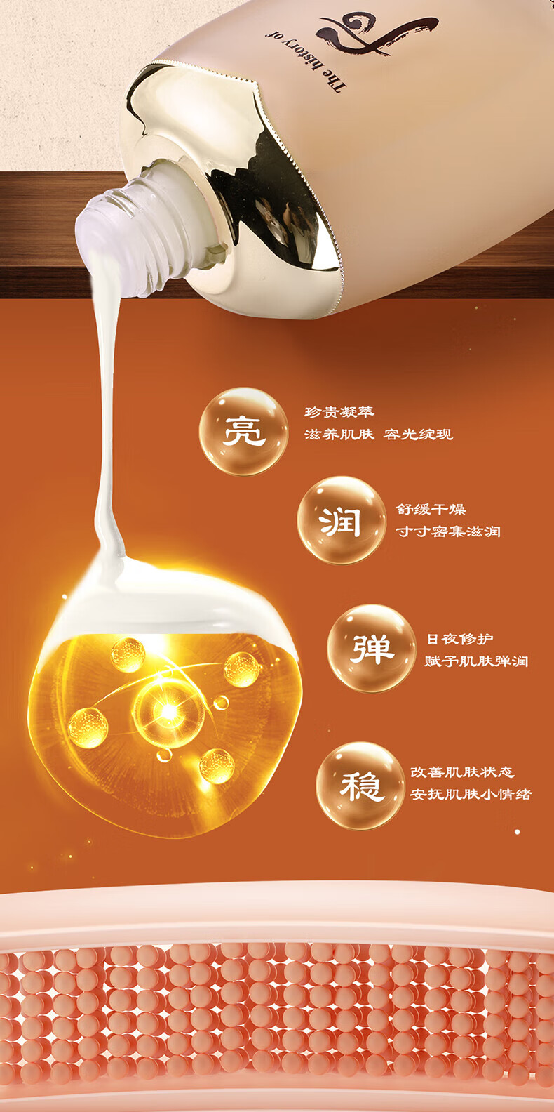 天气丹 THE HISTORY OF天气丹花献光彩紧颜水乳礼盒7件套 拱辰享免税版
