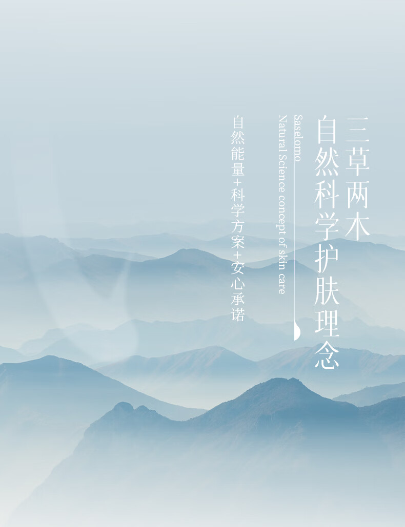 三草两木（SASELOMO） 沁润补水面膜10片补水保湿深层锁水收缩毛孔舒缓修护雪肌莹亮 舒缓滢润面膜10片 10片