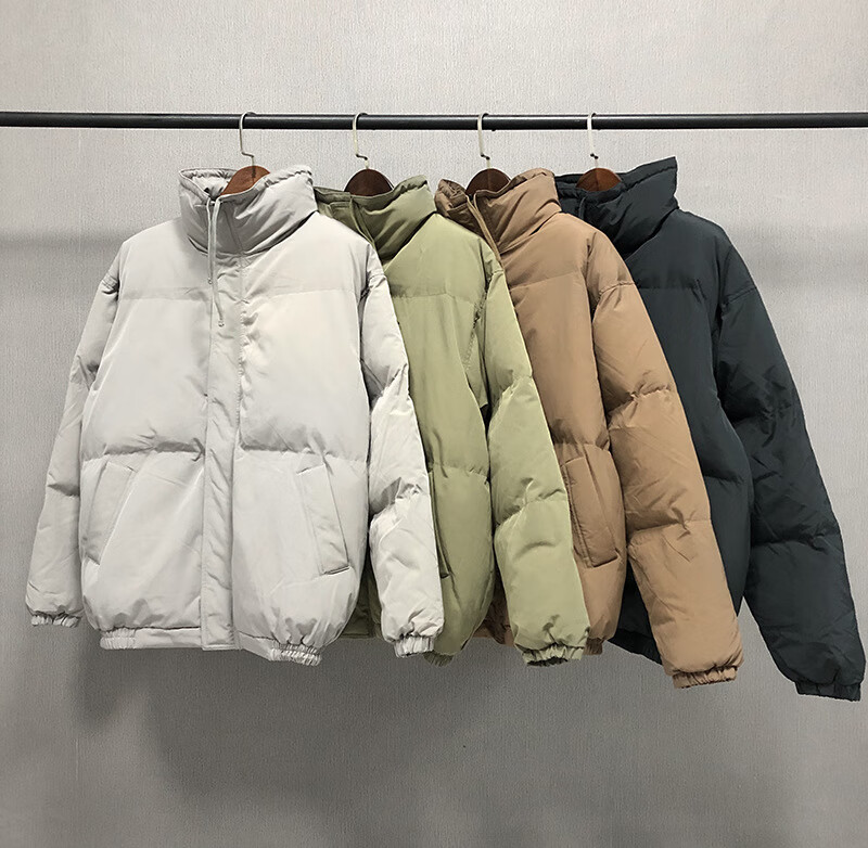 ea潮牌fear of god essentials复线fog羽绒服纯色立领