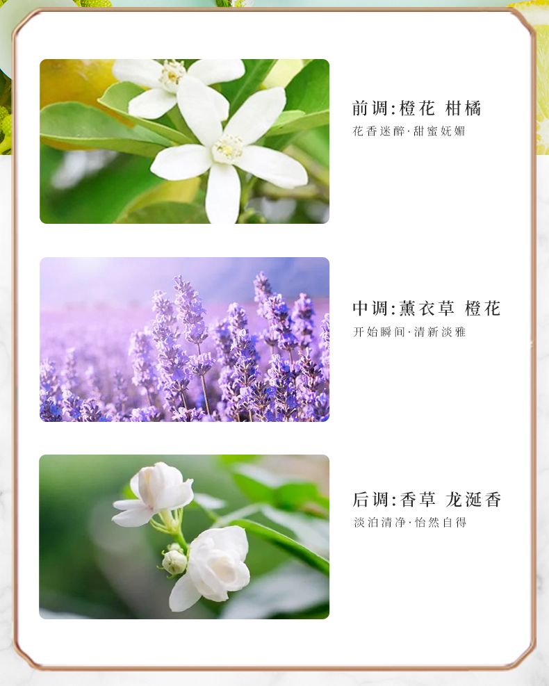 华公子滚珠香水礼盒15ml*4支装持久留香淡香水便携装 套装礼盒4支