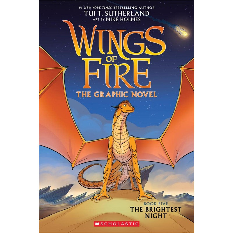 无货1029英文原版 漫画 火翼飞龙5 屠龙蛇的生死之战 Wings of Fire: The Brightest Night: 儿童读物【外文书店】