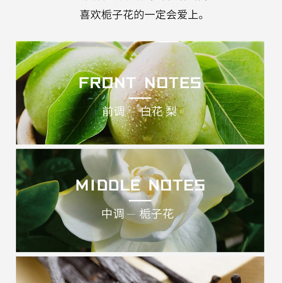 娜赛儿（LASTAR）【法国香水品牌】女士香水纯栀子花香水精品礼盒清新送小样送女友 栀子花简装版