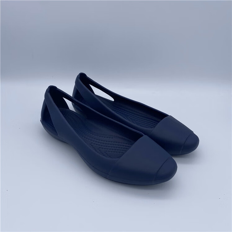 cross夏仙安娜包头软底沙滩鞋休闲凉鞋女防滑舒适上班平底鞋红色w536