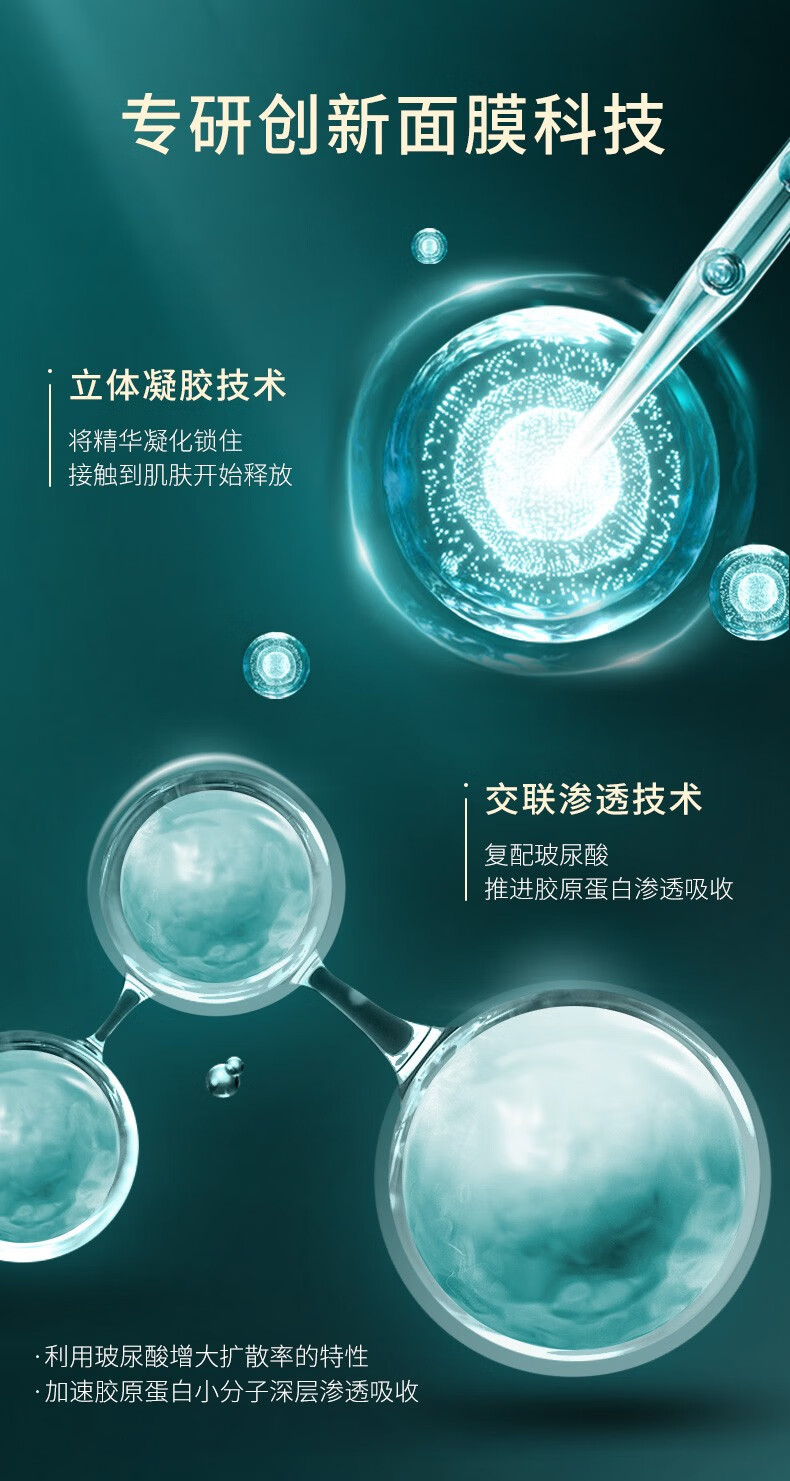 DRVE 涂抹面膜提拉紧致淡纹滋养补水 嫩肤透明小绷带便携男女士可用 14粒/盒