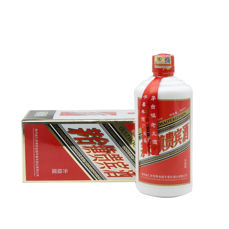 贵州 茅台镇--老土贵宾酒53度酱香型白酒500ml*6盒