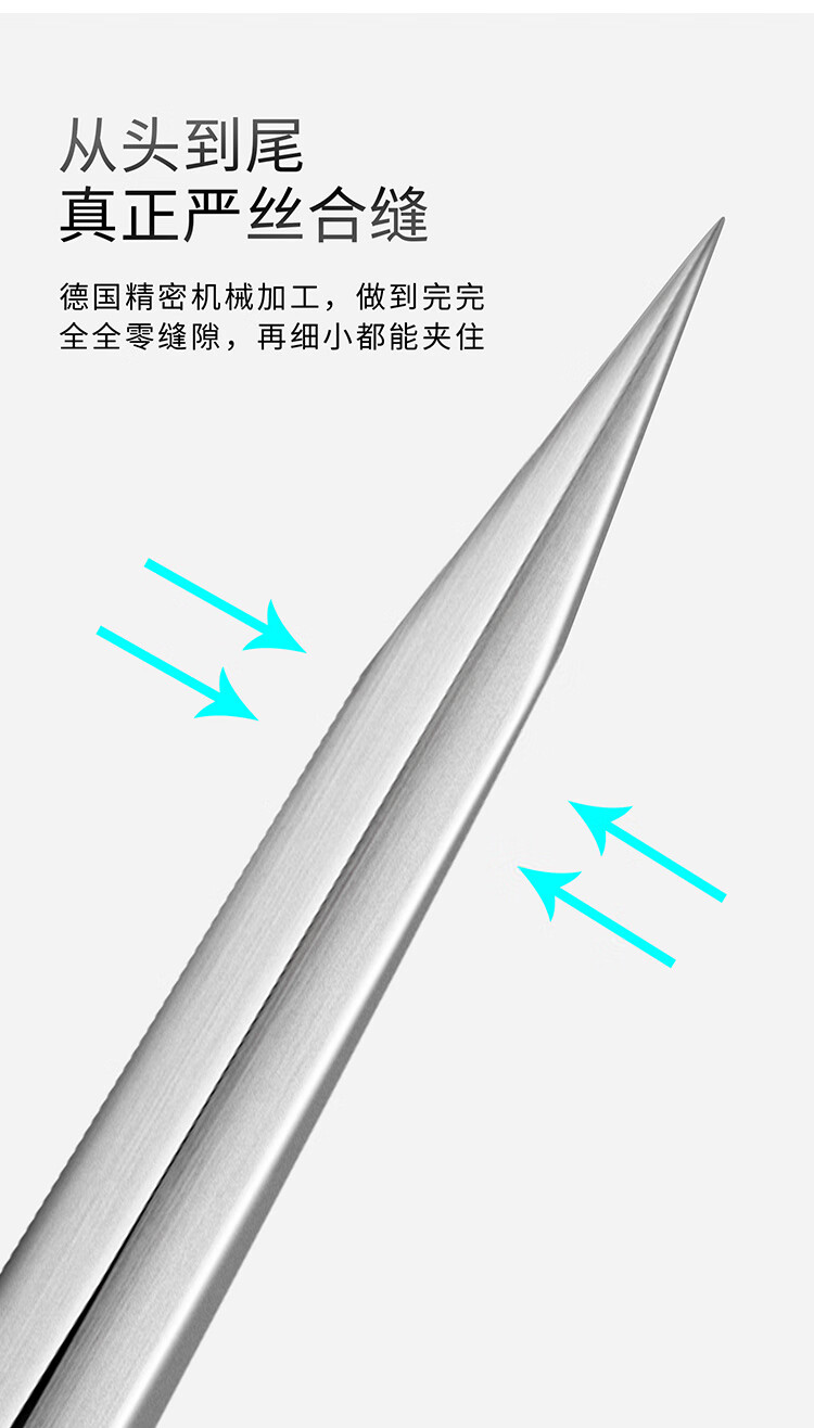 姿乐诗96尖头粉刺夹黑头夹镊子美容院闭口暗疮黑头针痘痘细胞夹眉夹毳毛 96黑头夹-单支圆筒+赠大镜+8棉