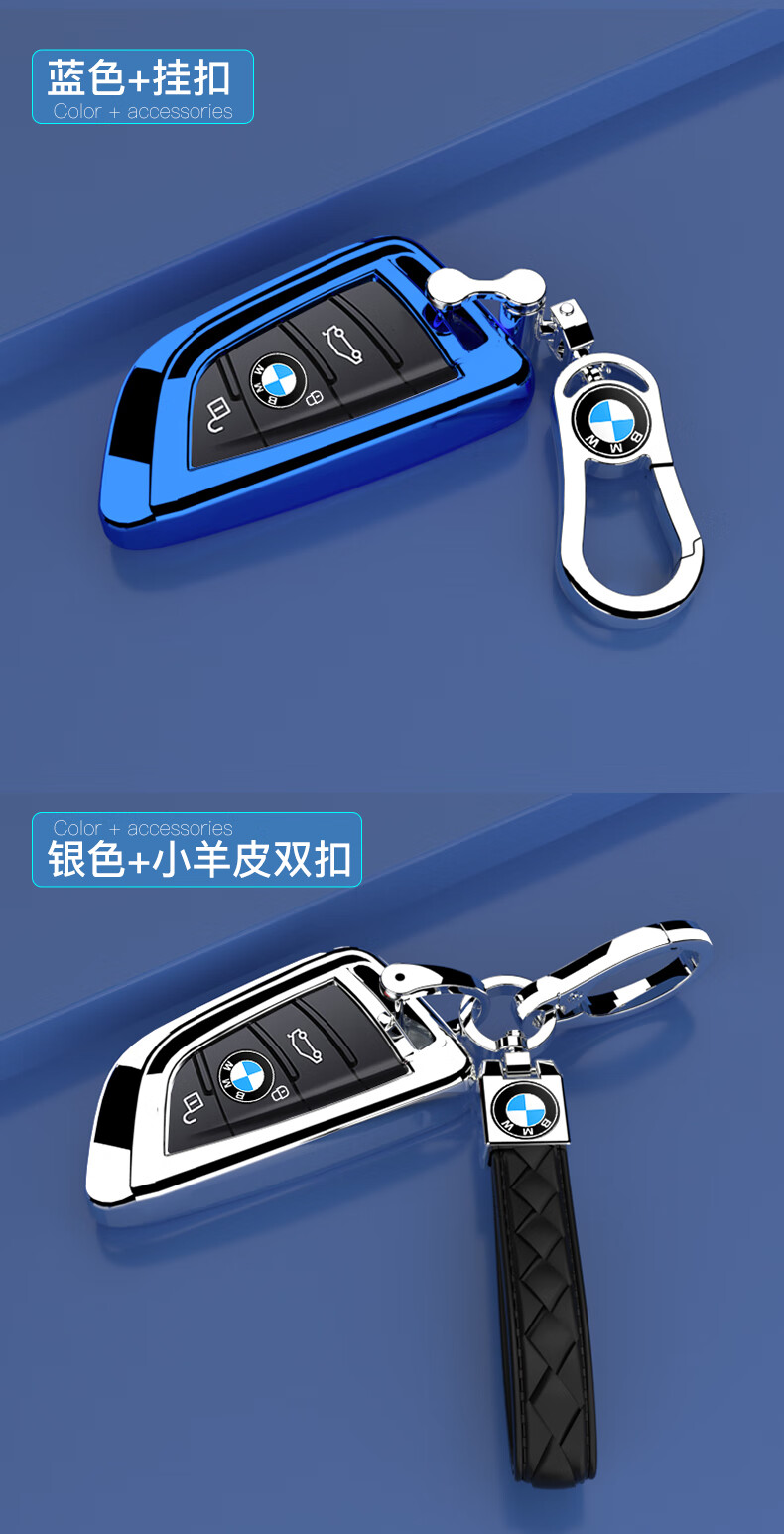 酷奇kuqidaishu袋鼠适用2022款宝马x3钥匙套高档x1全包x2男士专用新款