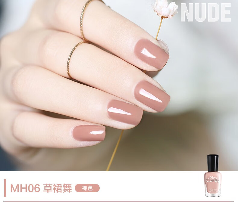 糖果小姐（Miss Candy） 原创贴花钻饰美甲饰品 工具辅助易涂沫修指甲护甲 活动专享产品 磨砂面油7ml