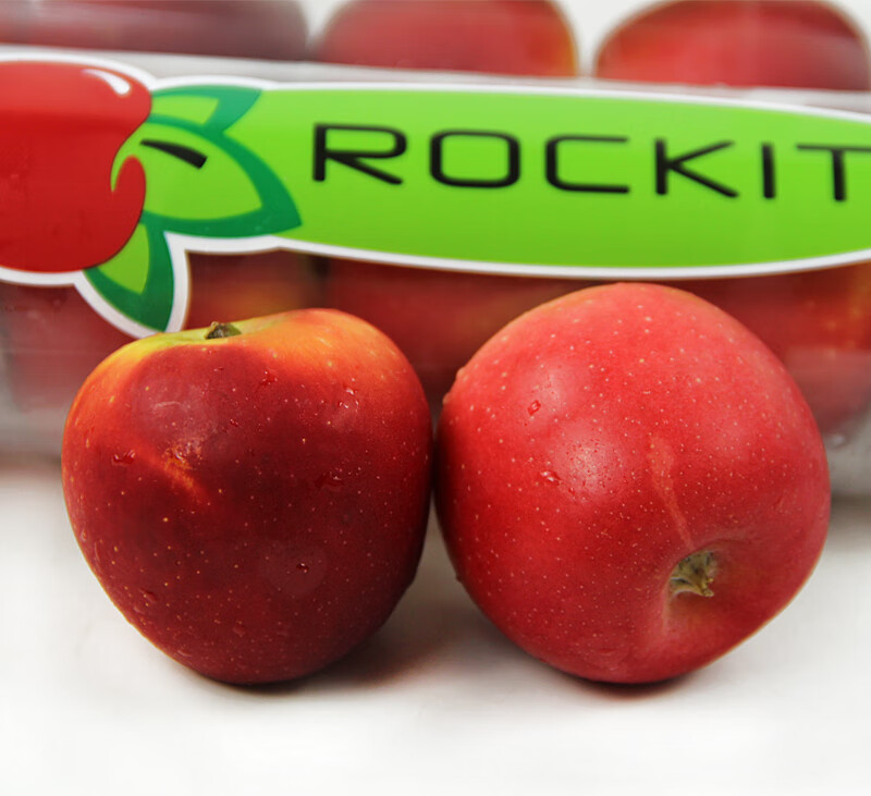 青樱红荔现货新西兰火箭苹果rockit小苹果21筒试管当季新鲜水果350g