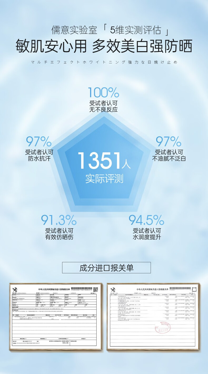儒意（RUYI）防晒喷雾女美白全身隔离紫外线防水防汗持久保湿清爽军训户外男士 【防水防汗】美白防晒喷雾150ml