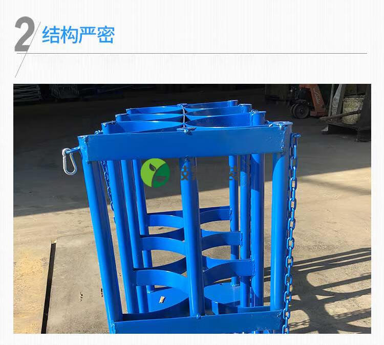 钢瓶固定架40l氧气瓶 乙炔瓶双氮气瓶3瓶4瓶 灭火器固定架加厚10l 40l