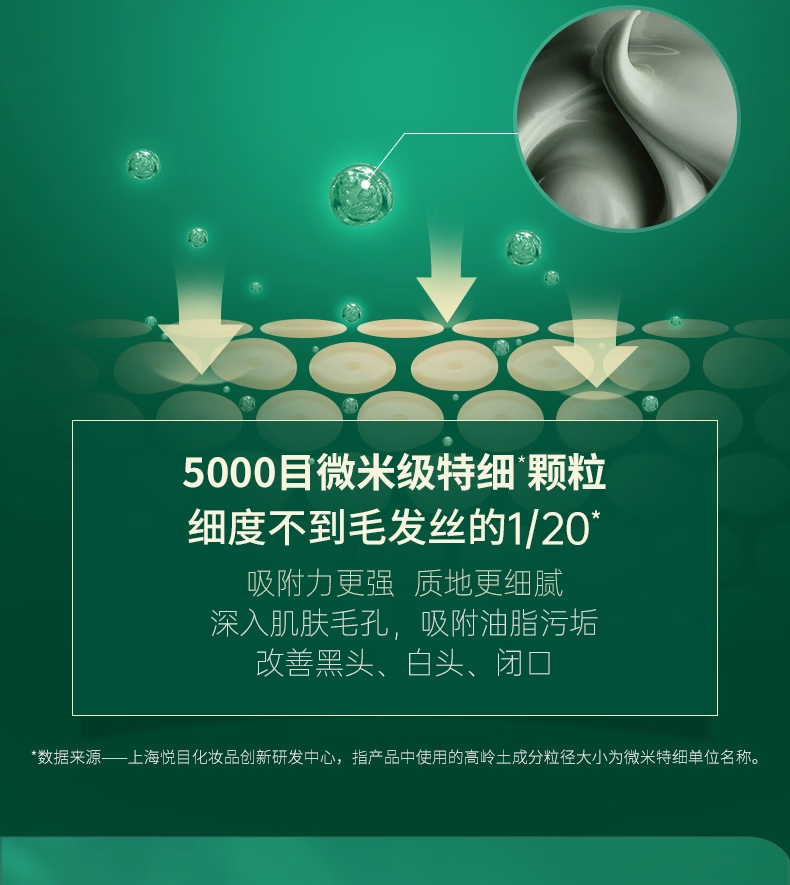 膜法世家绿豆清洁泥膜改善黑头闭口深层清洁毛孔美白面膜祛痘控油魔法世家 珍珠粉泥膜135g