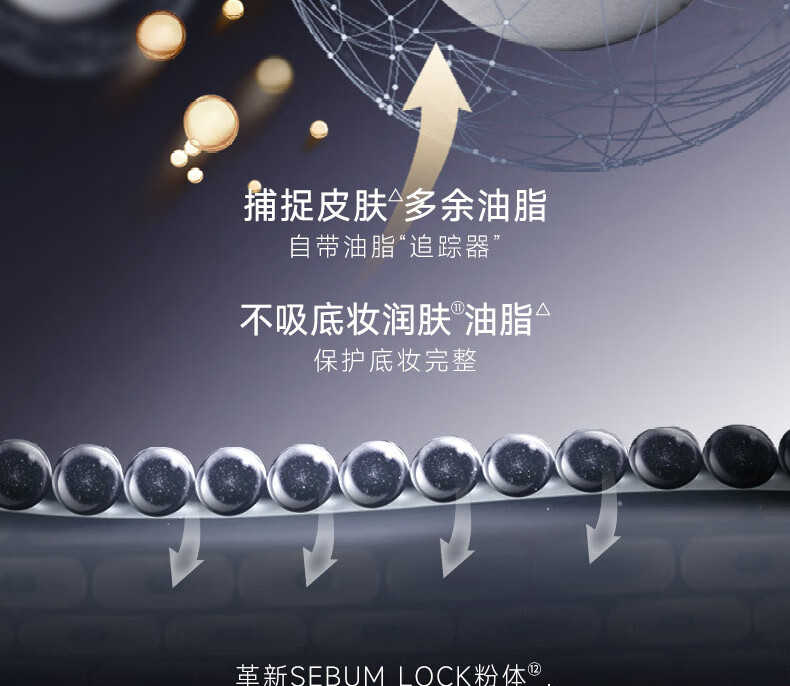 卡姿兰（Carslan）黒磁粉饼定妆粉防水防汗控油遮瑕持久不脱妆干散粉修容补妆化妆品 透明色-百搭常规版(干皮/混合皮)