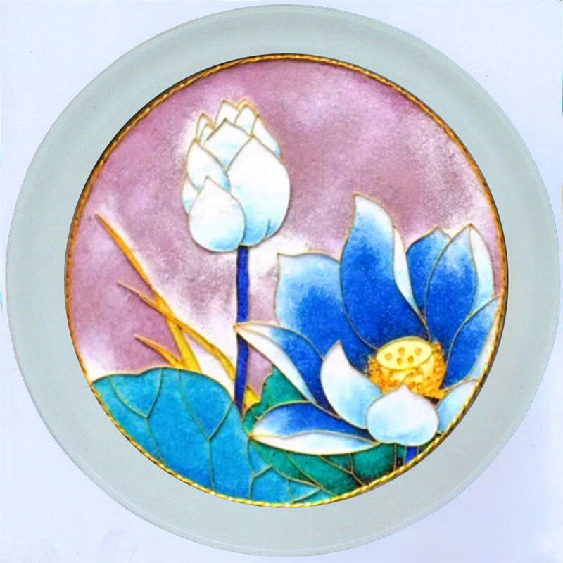 掐丝珐琅景泰蓝工艺画金丝沙画diy手工制作培训亲子手工体验材料故宫