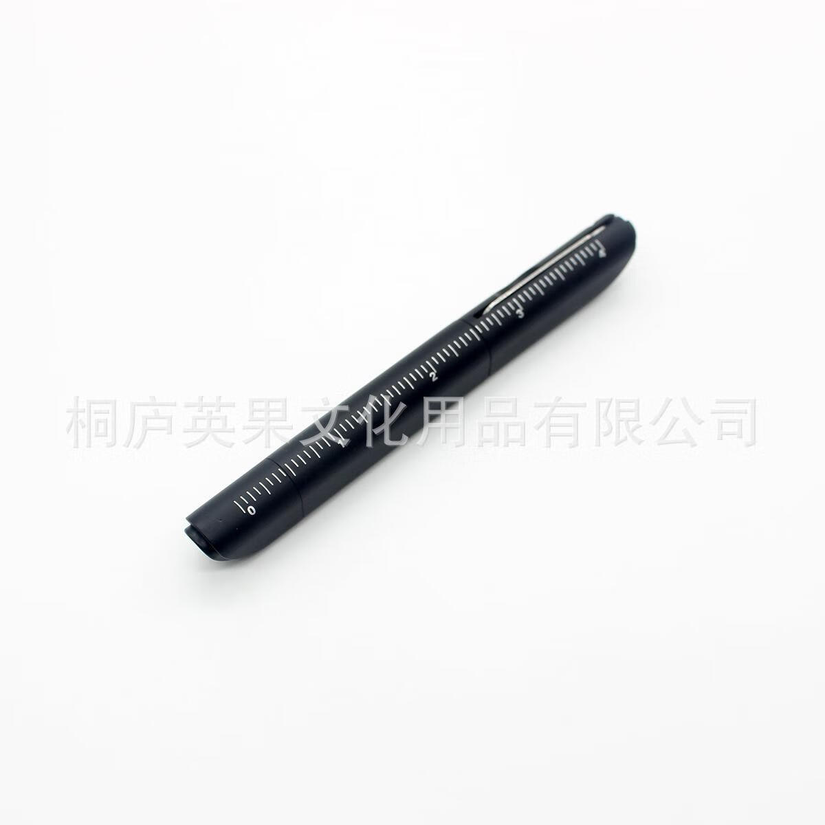 5，多功能圓珠筆便攜工具刻度尺簽字圓珠筆可印刷LOGO 黑色筆芯1.0MM 藍色