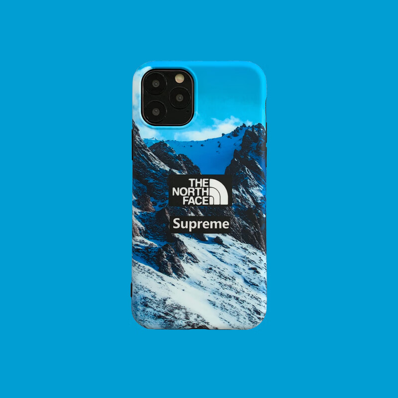 brba适用潮牌sup北面雪山iphone12pro手机壳苹果xsmax软套7p/8plusxr