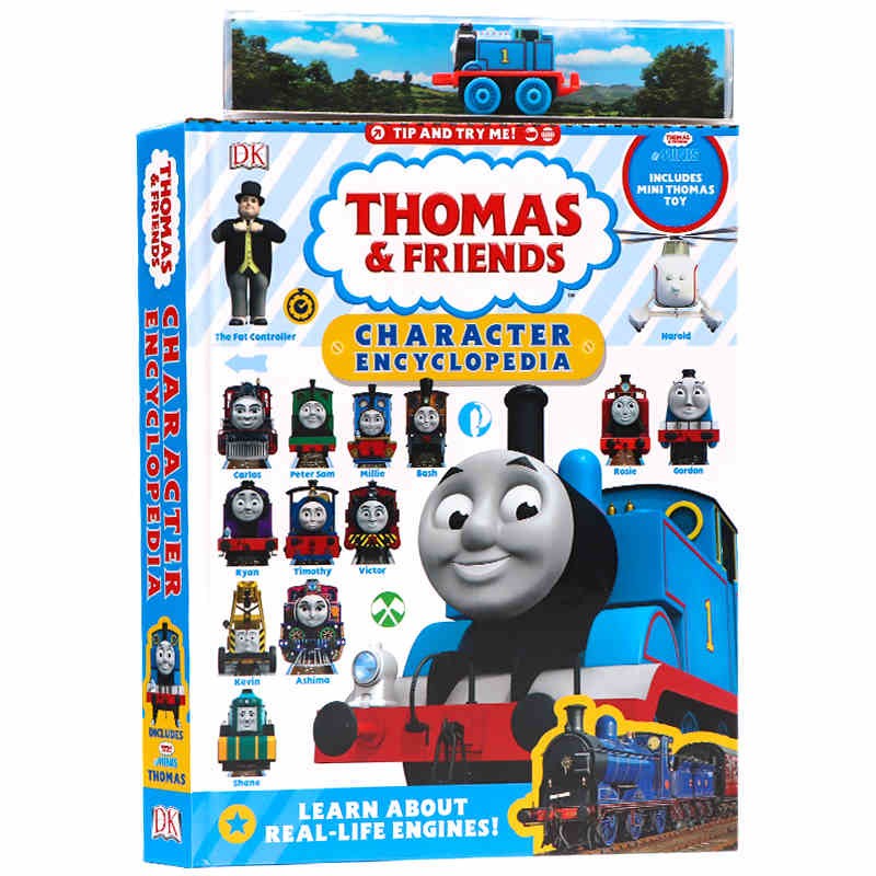 dk 托马斯和他的朋友们人物百科全书 英文原版thomas & friends 漫画