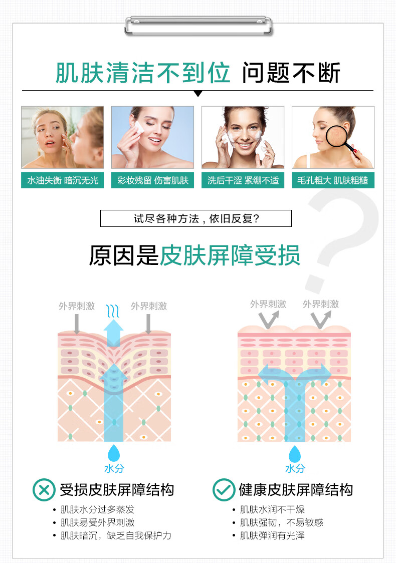 玉泽（Dr.Yu）玉泽洗面奶氨基酸皮肤屏障修护洁面凝露温和深层清洁敏感肌可用女 洁面凝露150ml*1