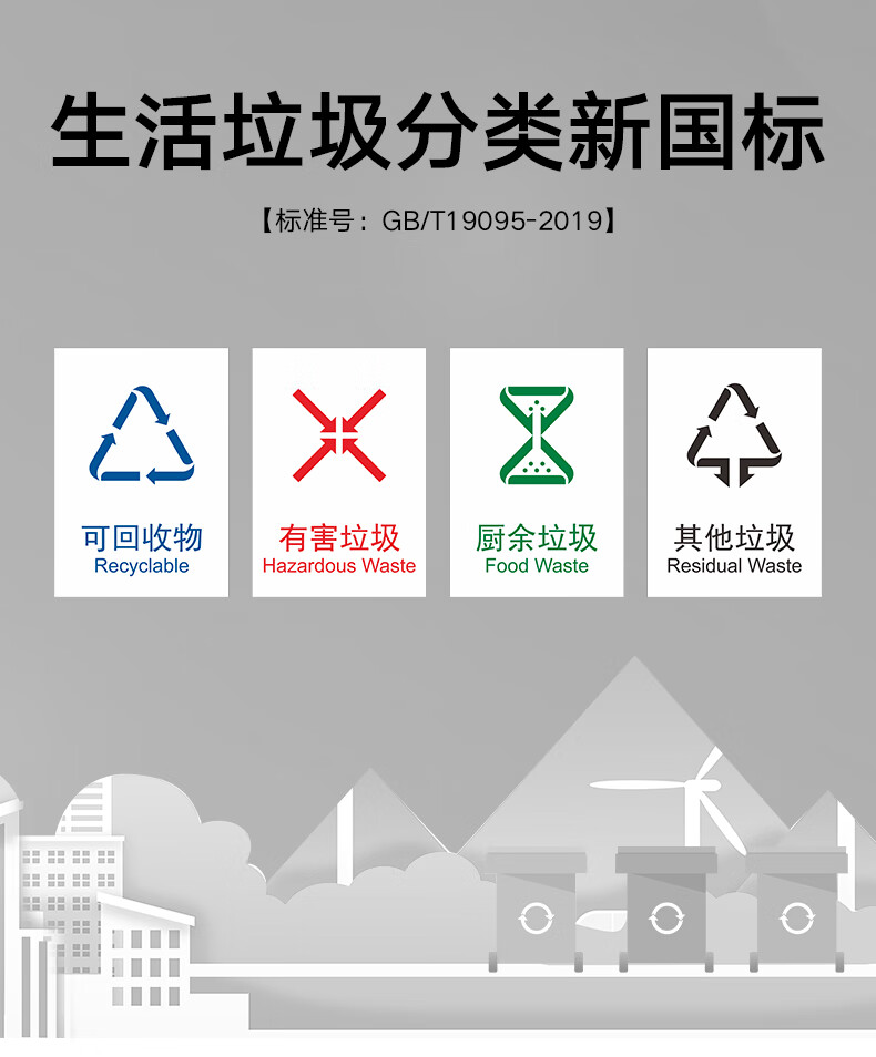 新国标垃圾分类标志 垃圾分类标识 垃圾分类贴纸 其他