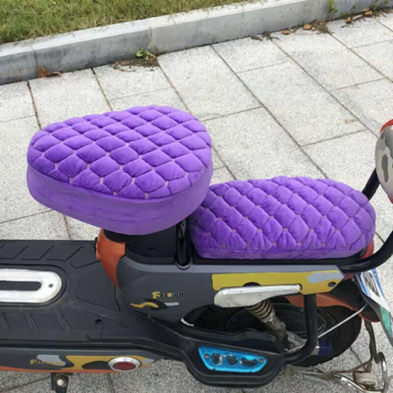 电动车电瓶车座套海棉加厚通用座套垫冬季保暖软电动自行车坐垫套 加