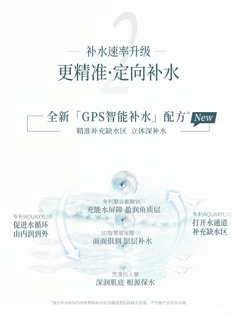谷雨仙人掌补水保湿滋润水乳霜护肤套装学生秋冬季礼物送女友 洁面150ml+水150ml+乳120ml