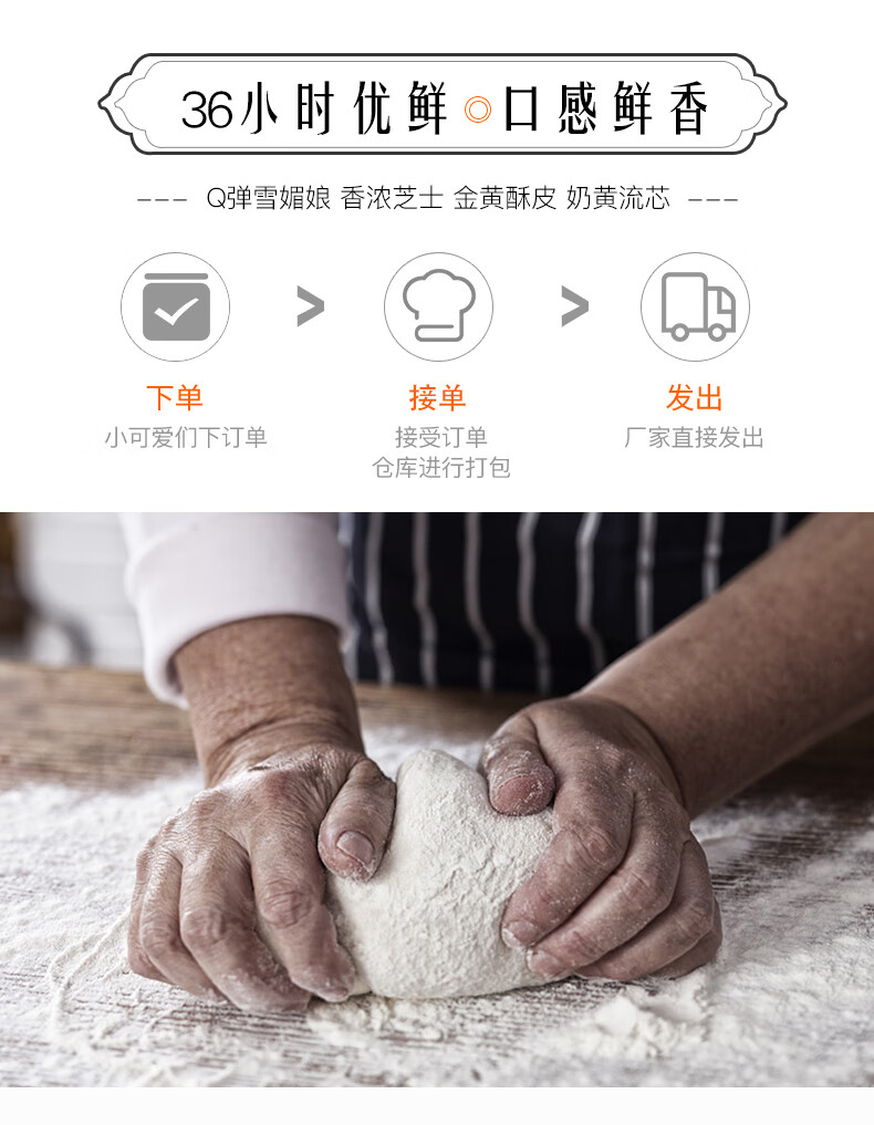 拉米娜 蛋黄酥奶黄酥曲奇小饼干香葱饼干 90g丹麦曲奇（6盒）