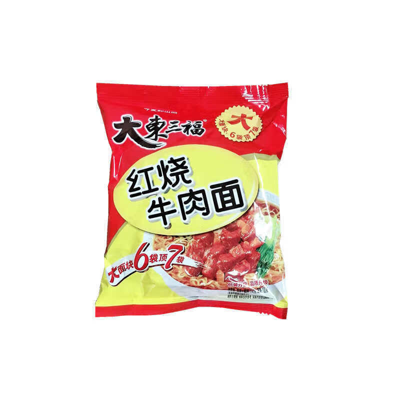 东三福方便面泡面红烧香辣小鸡炖蘑菇酸辣肉丝面12袋半箱