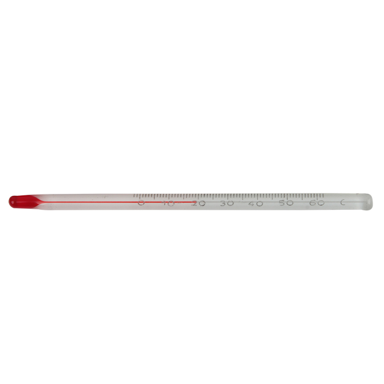 定制红液温度计空实心米温计杆测温探头零下温度计粮食温度计060度红