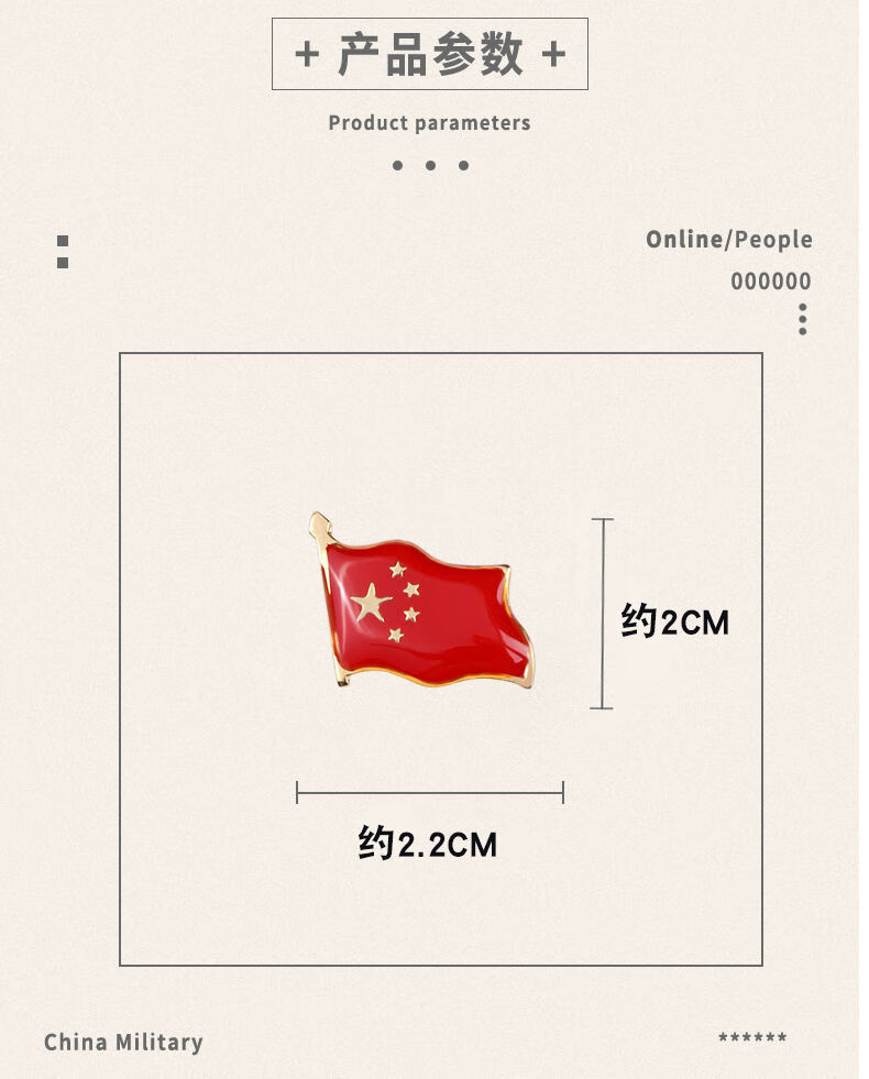 中国勋章国徽五星红旗胸章纪念章胸针毛徽章少先队别针男中国地图