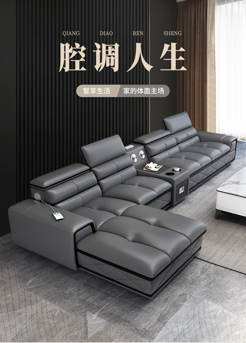 卧森 科技布沙发布艺沙发现代简约客厅小户型极简乳胶轻奢北欧沙发组合 无扶手单人位【颜色备注】