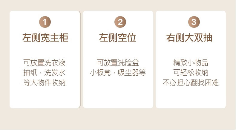 律川浴室柜组合套装卫生间洗脸盆柜组合卫浴洗漱台洗手盆柜陶瓷一体盆 奶白60CM智能镜+陶瓷一体盆