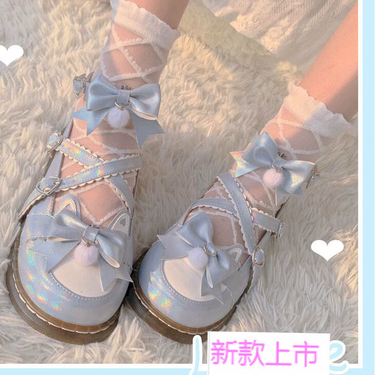 娇媚芙猪腰子鞋jk鞋子日系lolita鞋洛丽塔鞋子萝莉小皮鞋女日系软妹
