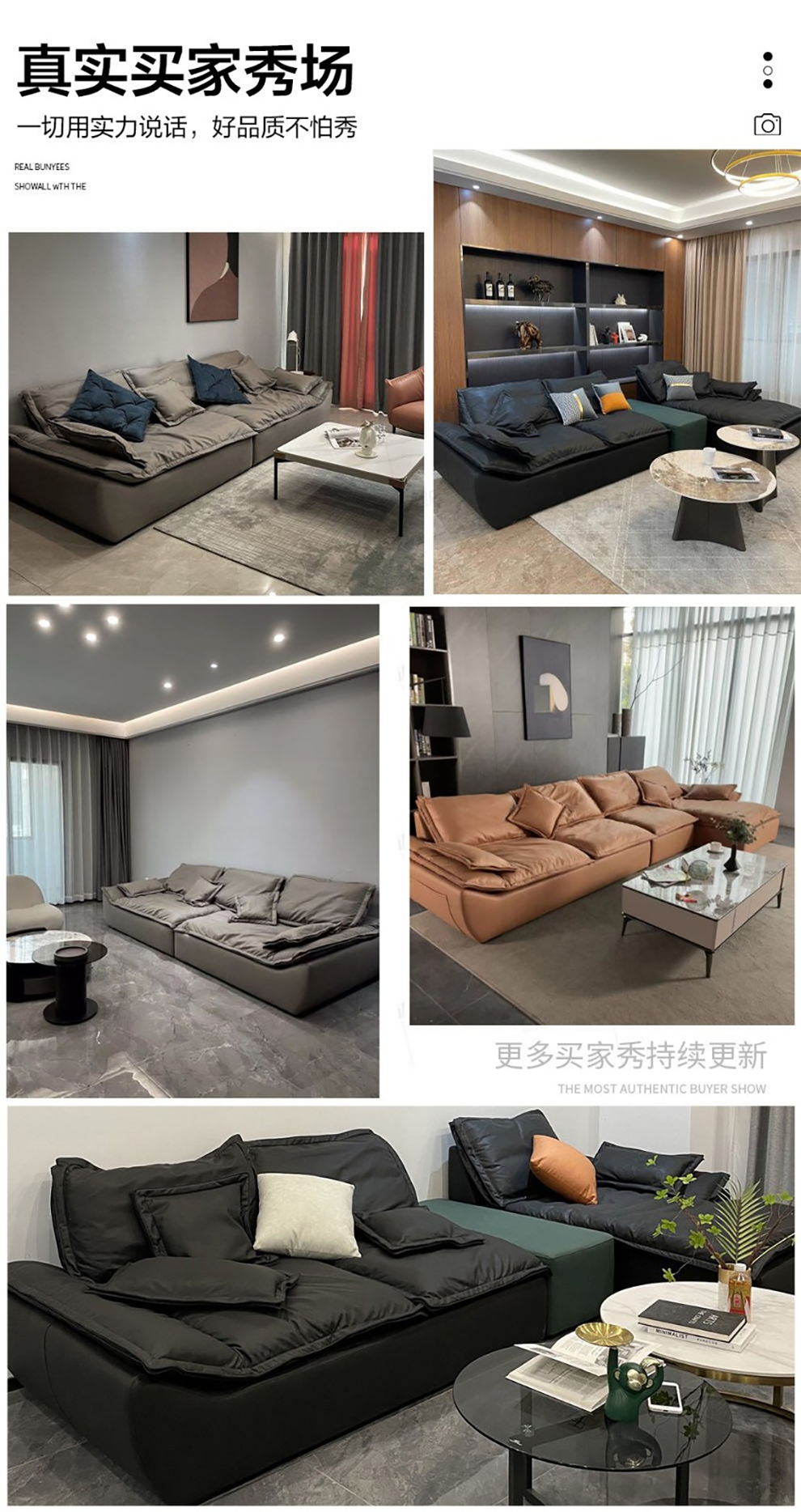 【领神卷1000元】迪伦公馆 沙发 布艺沙发简约现代客厅乳胶白色羽绒超软厚北欧轻奢纳米科技布沙发 单人+双人+贵妃位4.2M 乳胶颗粒坐垫+靠包【全新升级抗菌竹炭海绵】
