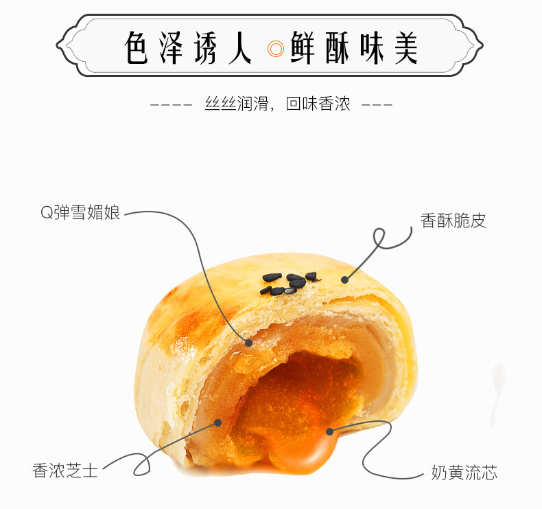 拉米娜 蛋黄酥奶黄酥曲奇小饼干香葱饼干 90g丹麦曲奇（6盒）