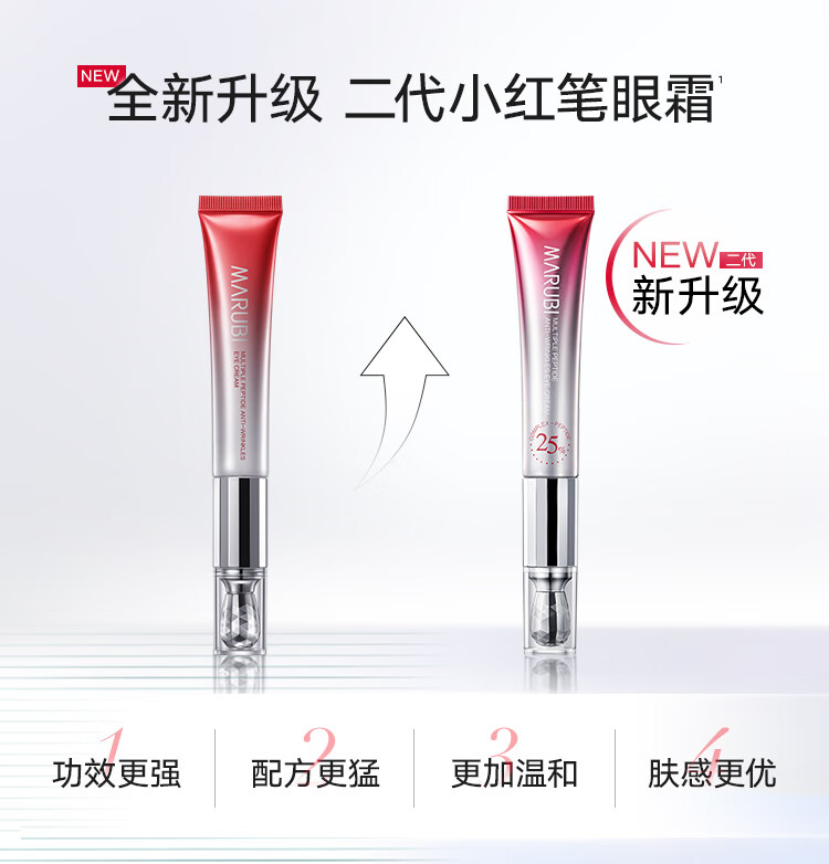 丸美眼霜玻尿酸紧致淡化细纹 改善黑眼圈 眼袋巧克力丝滑精华液护肤品 玻尿酸眼霜25g