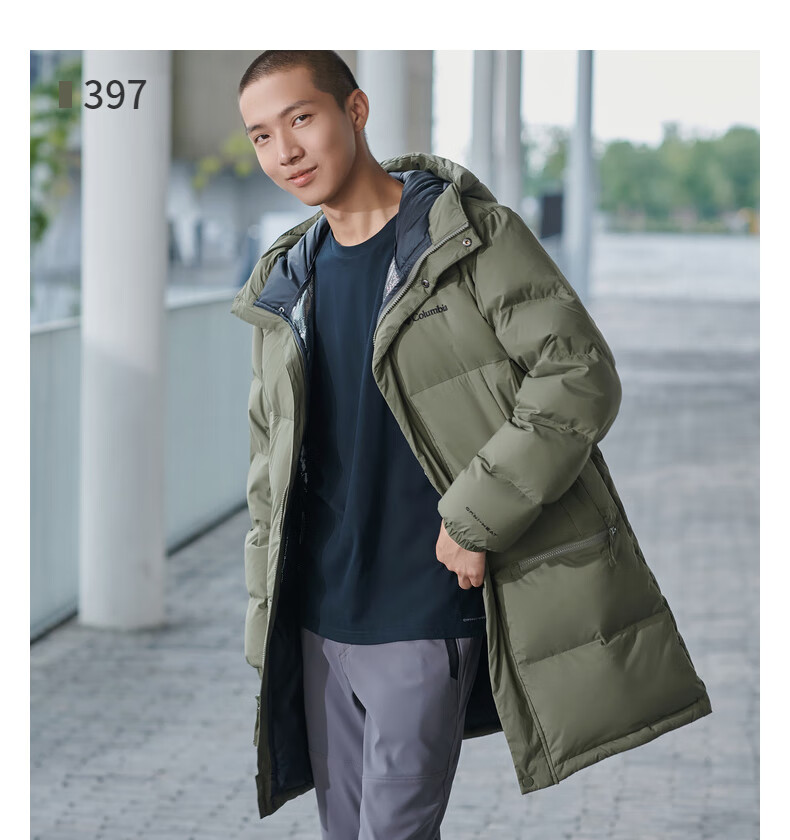 哥伦比亚 20年新款 男女奥米热能羽绒服 图9