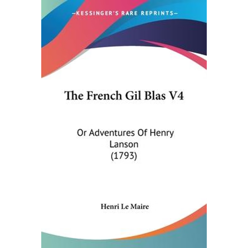 按需印刷The French Gil Blas V4[9781104389475]