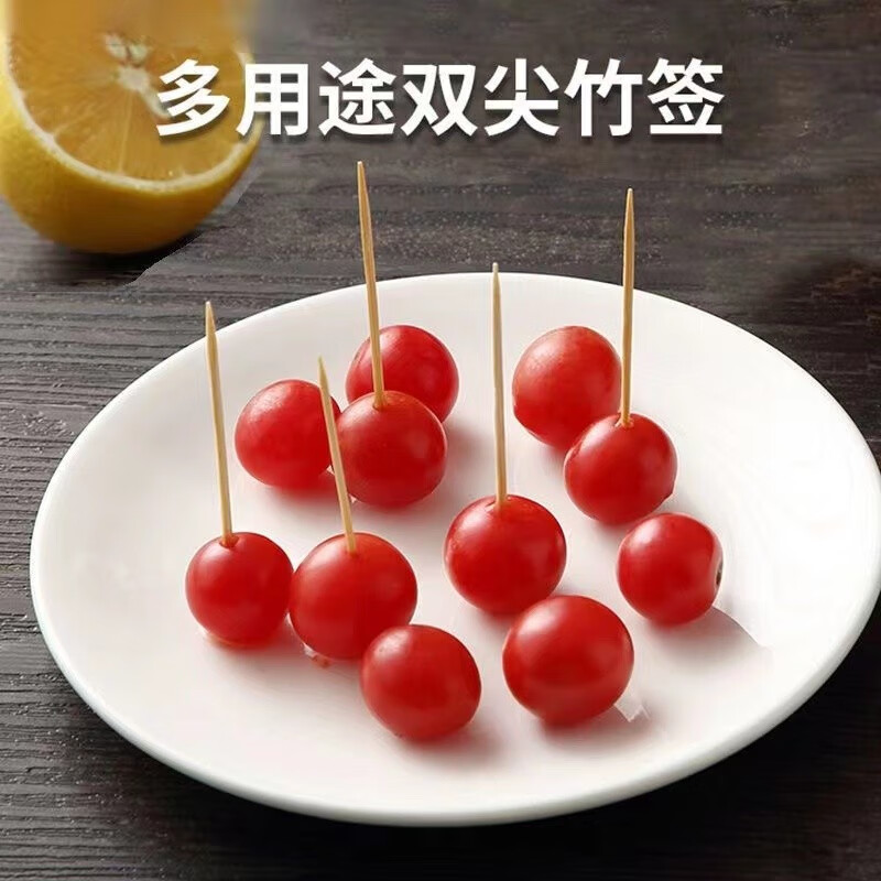 帝达芙美妆工具其他美妆工具牙1签1水1果1签 10筒