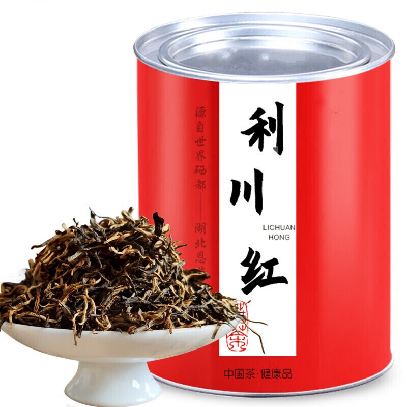 红茶功夫宜红恩施富硒茶2019新茶散装袋装多规格 利川红125克*2罐【共