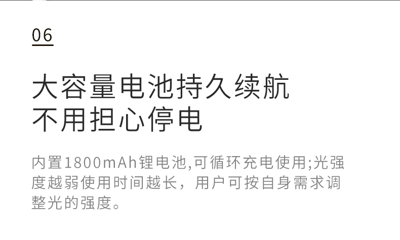 松下(panasonic)led台灯灯具便携触控调光学习工作台灯地摊灯夜市灯 HHLT0628L 致翰白色 充插两用 4.5瓦