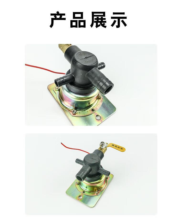 汽车货车淋水器配件电磁阀轮胎滴水刹车电磁式放水开关12v24v 24v