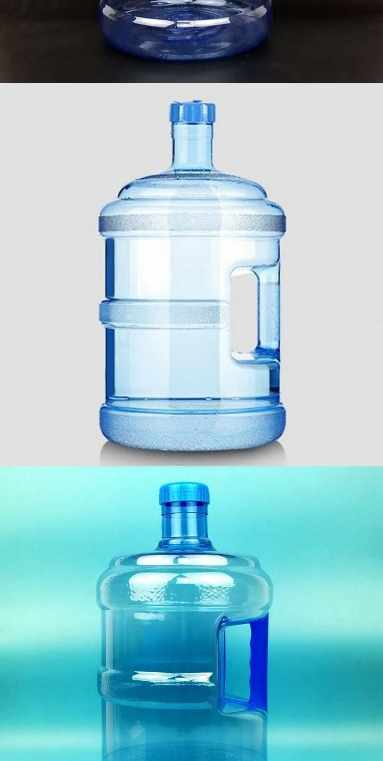 纯净水水桶小号矿泉水瓶塑料手提式储水桶空瓶子带提把户外加厚 7.