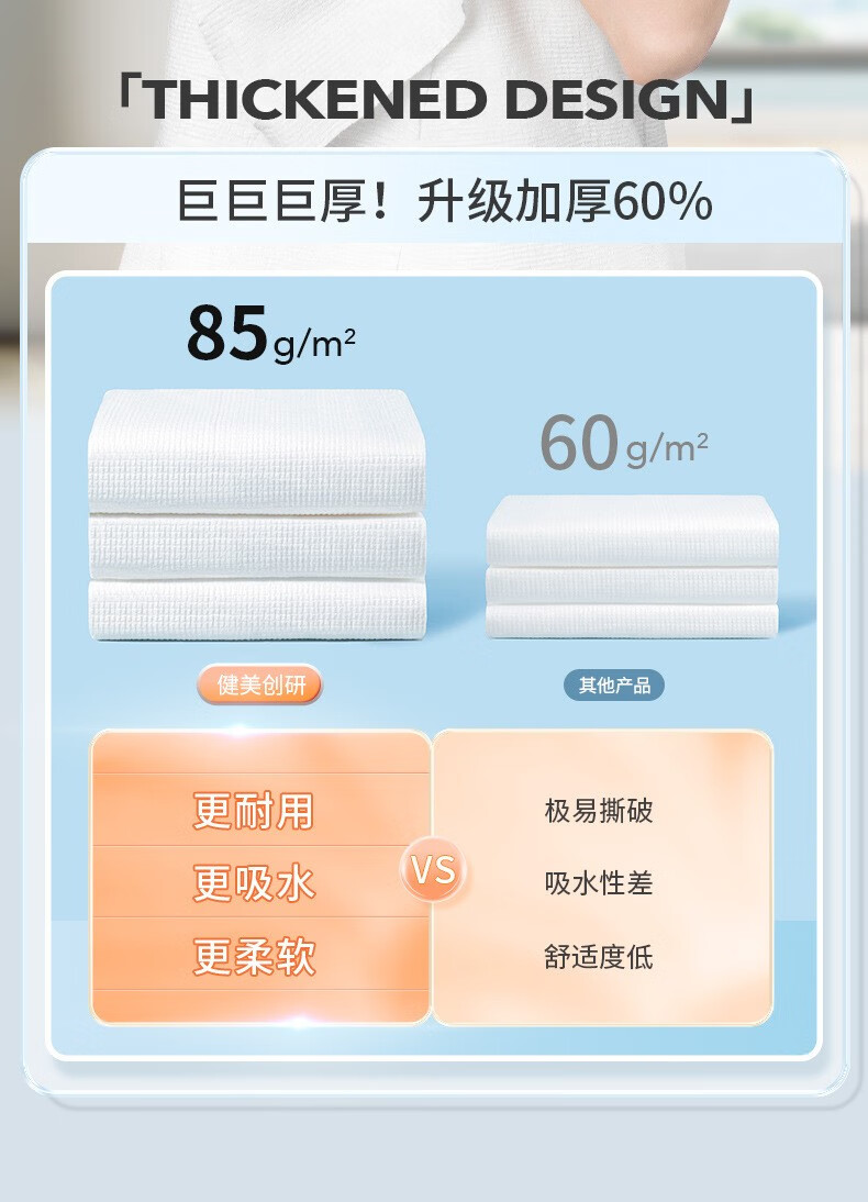 话语压缩浴巾加厚加大一次性便携式独立包装美妆工具无纺布浴巾 4条【浴巾】