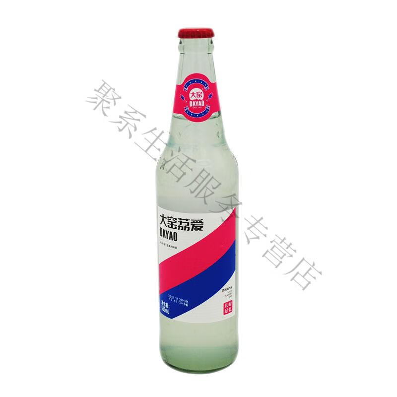 大窖荔爱内蒙古大窑荔爱荔枝味汽水碳酸饮料玻璃瓶整箱(玻璃瓶)荔爱