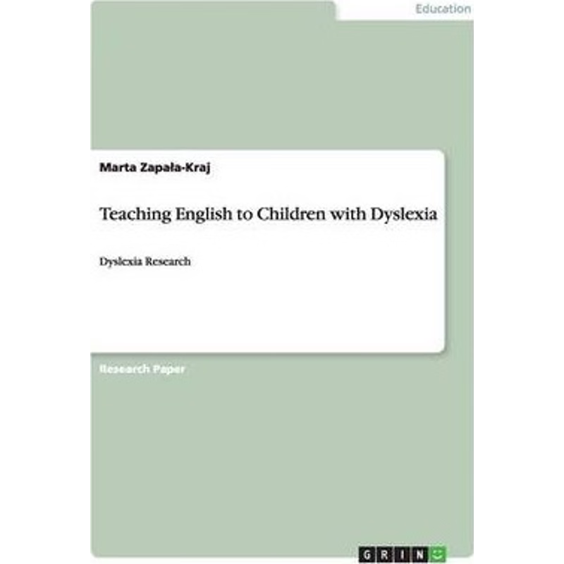 按需印刷不退不换Teaching English to Children with Dyslexia[9783656686286]