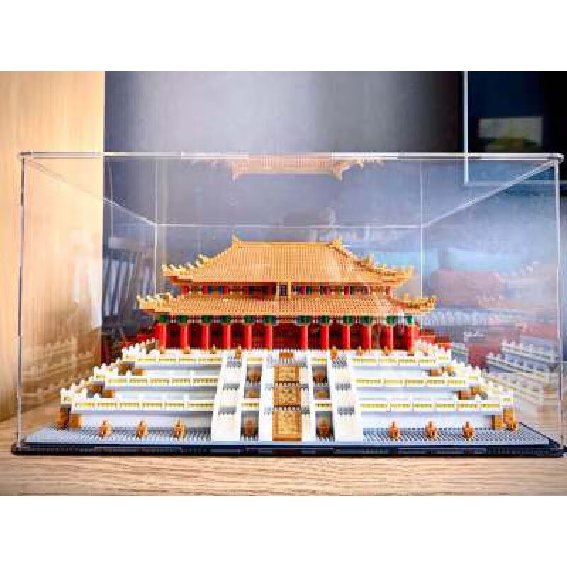 定制榫卯积木斗拱积木榫卯积木模型木质中国古建筑教具立体摆件玩具