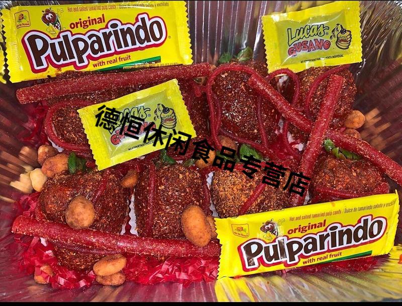 美国mexicancandymixtakis网红墨西哥糖酸辣怪味趣味糖墨西哥糖混合40